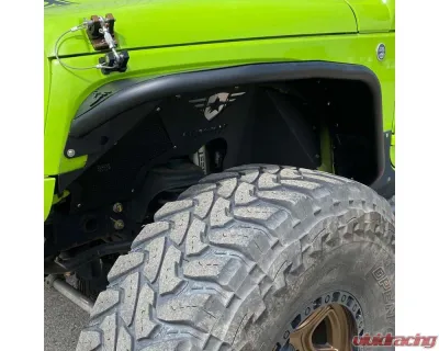 Combat Off Road Inner Fender Liners 2/4 Door Aluminum Powdercoat Jeep Wrangler 2007-2018 - 15-1066
